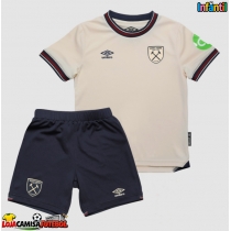 Camisa de Futebol West Ham United Lucas Paqueta #10 Equipamento Secundário Infantil 2025-26 Manga Curta (+ Calças curtas)